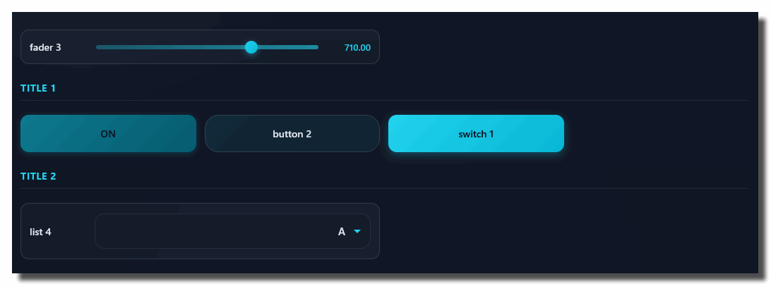 custom controls example